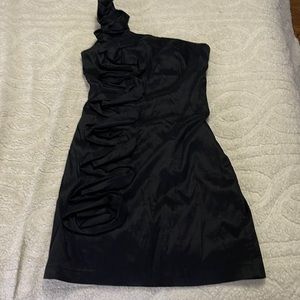 Girl’s one shoulder dress (lined)